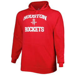 NBA - Houston Rockets Big & Tall Heart & Soul Pullover Hoodie - Red
