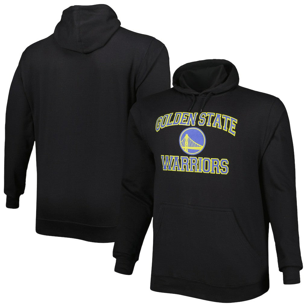 NBA - Golden State Warriors Big & Tall Heart & Soul Pullover Hoodie - Black