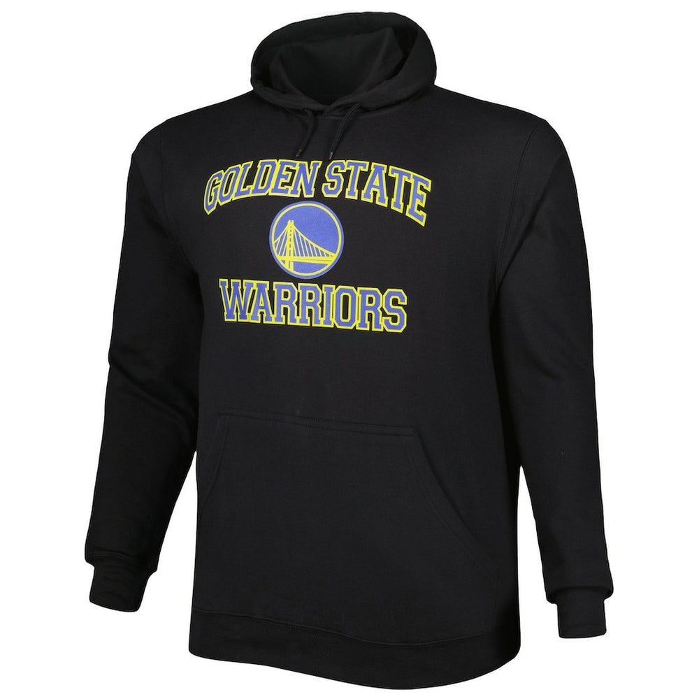 NBA - Golden State Warriors Big & Tall Heart & Soul Pullover Hoodie - Black