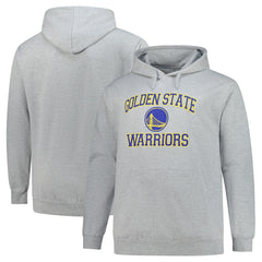 NBA - Golden State Warriors Big & Tall Heart & Soul Pullover Hoodie - Heathered Gray