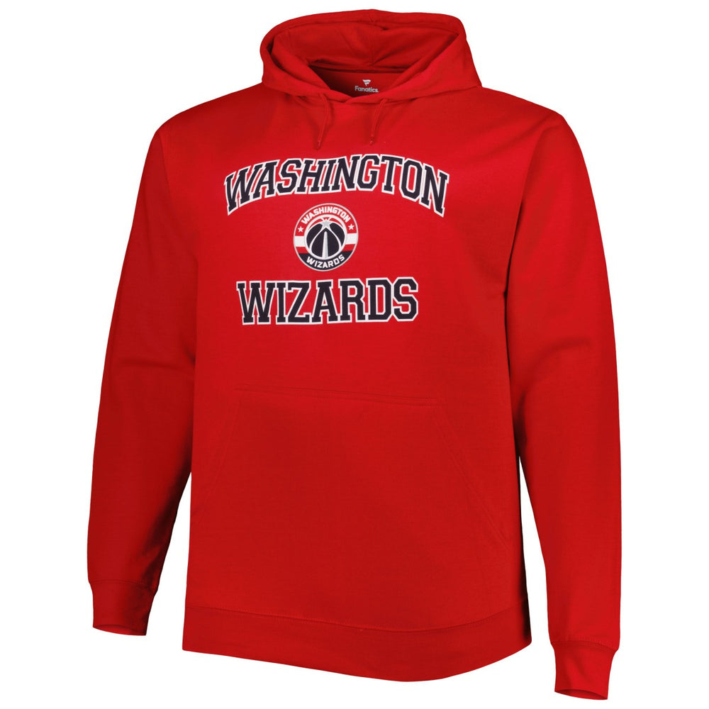 NBA - Washington Wizards Big & Tall Heart & Soul Pullover Hoodie - Red