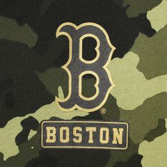 Boston Red Sox New Era Women's 2022 MLB Armed Forces Day Camo Full-Zip Hoodie Lifestyle