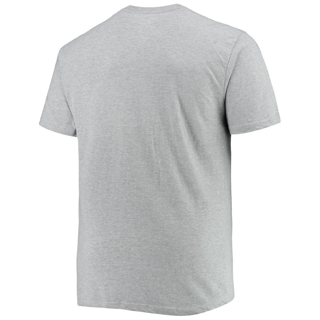 NBA - Philadelphia 76ers Big & Tall Heart & Soul T-Shirt - Heathered Gray