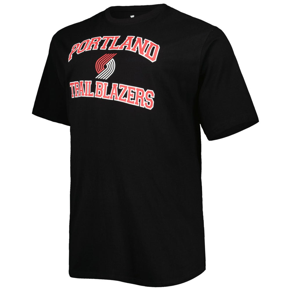 NBA - Portland Trail Blazers Big & Tall Heart & Soul T-Shirt - Black
