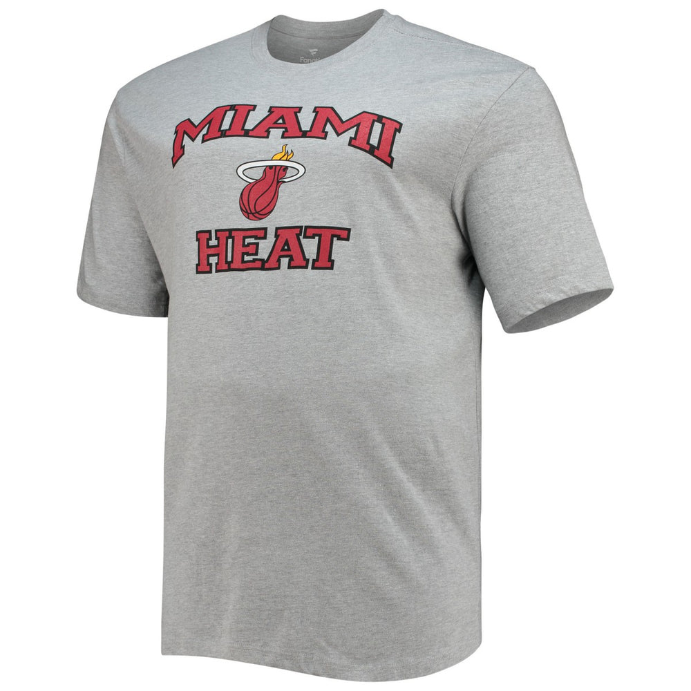 NBA - Miami Heat Big & Tall Heart & Soul T-Shirt - Heathered Gray