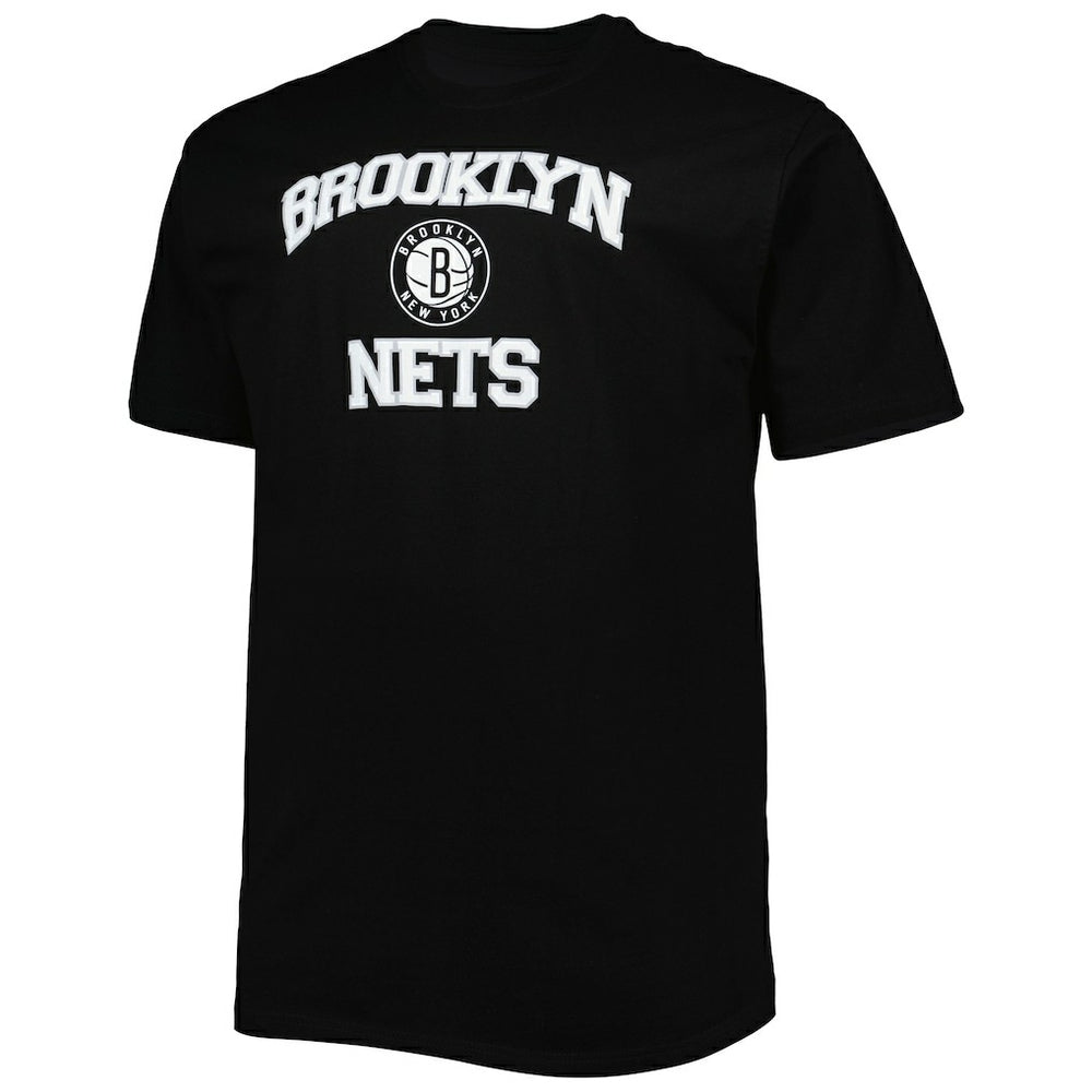 NBA - Brooklyn Nets Big & Tall Heart & Soul T-Shirt - Black