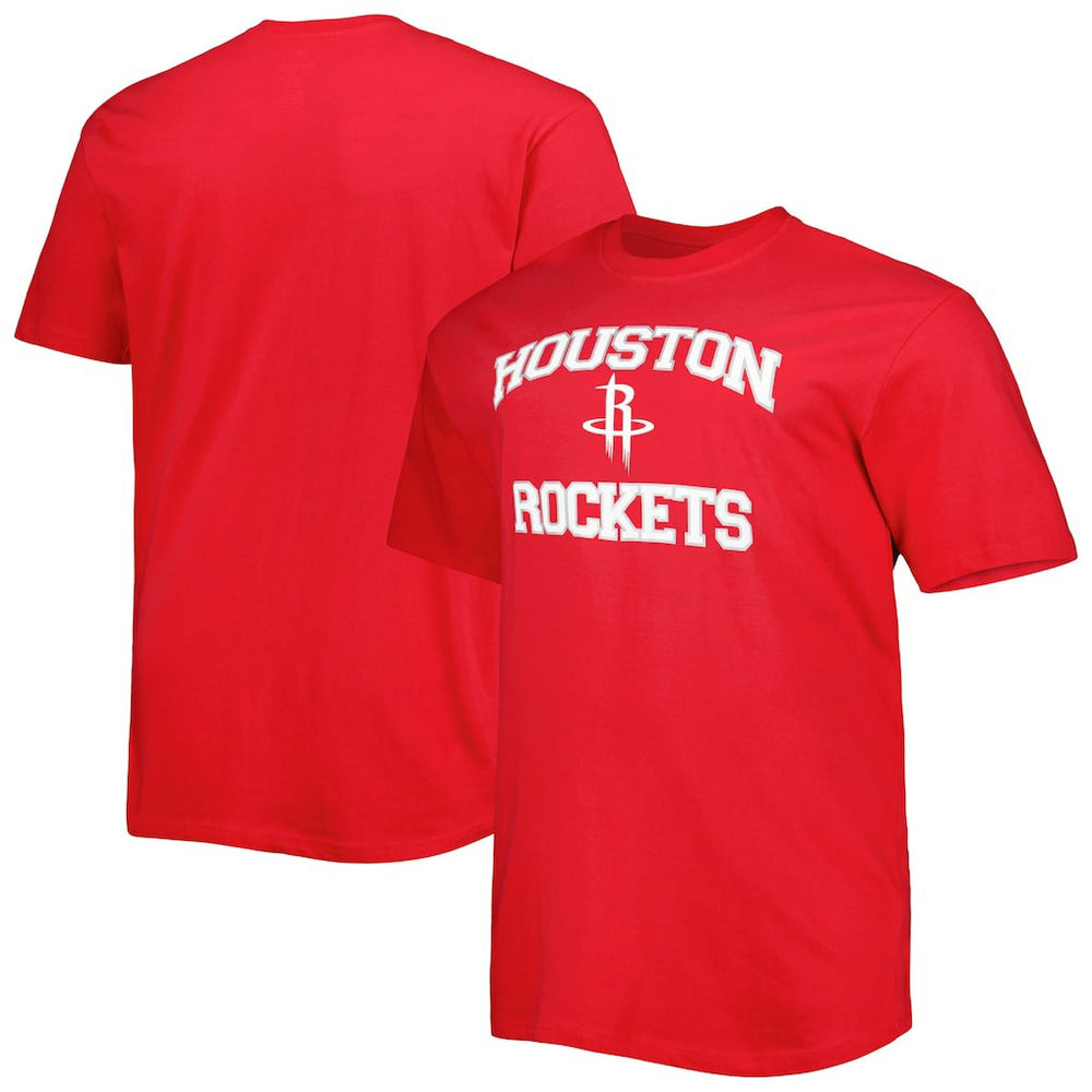 NBA - Houston Rockets Big & Tall Heart & Soul T-Shirt - Red