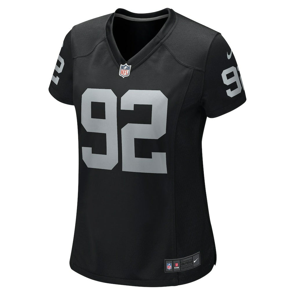 Richard Seymour Las Vegas Raiders Women's Retired Player Game Jersey Black - Nike