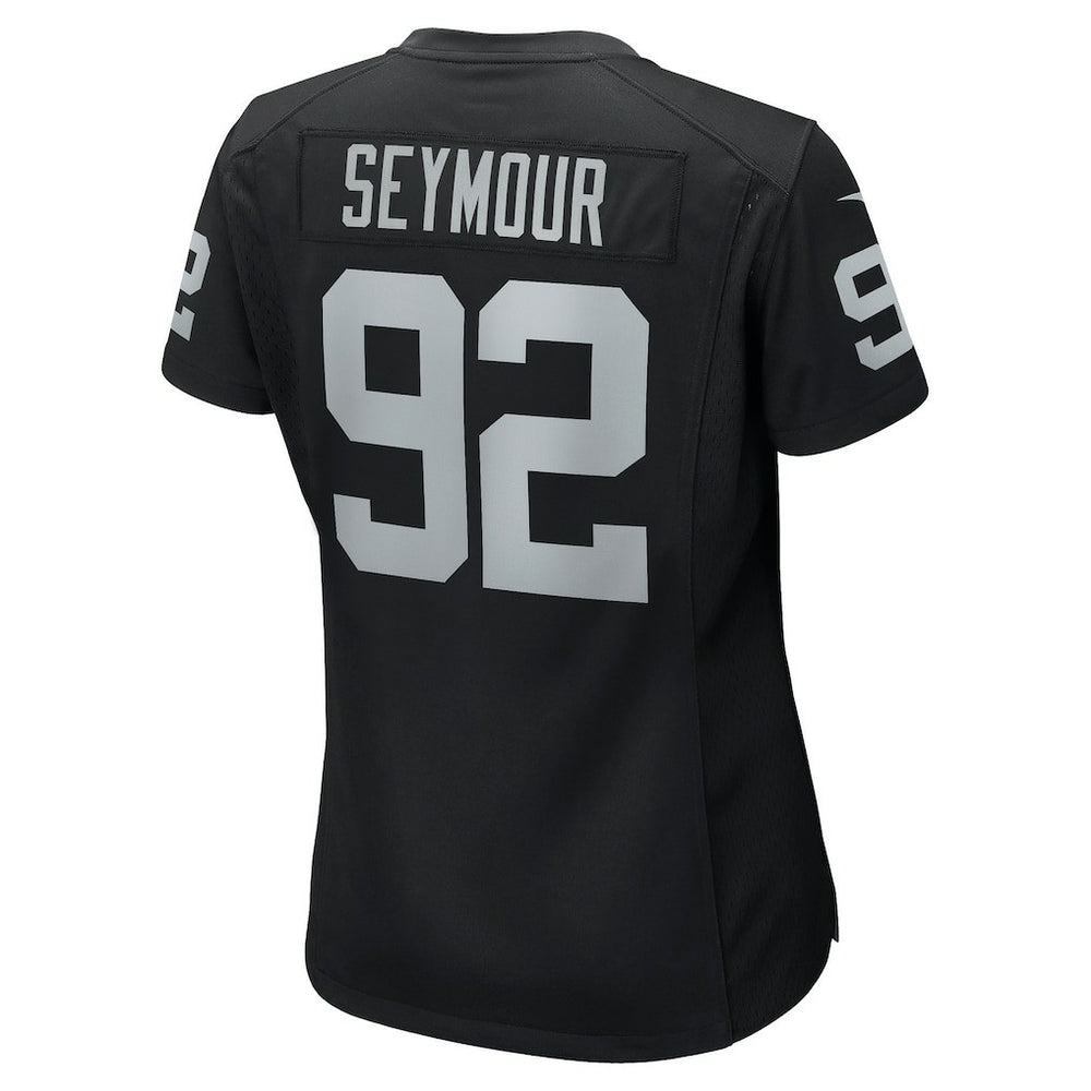 Richard Seymour Las Vegas Raiders Women's Retired Player Game Jersey Black - Nike