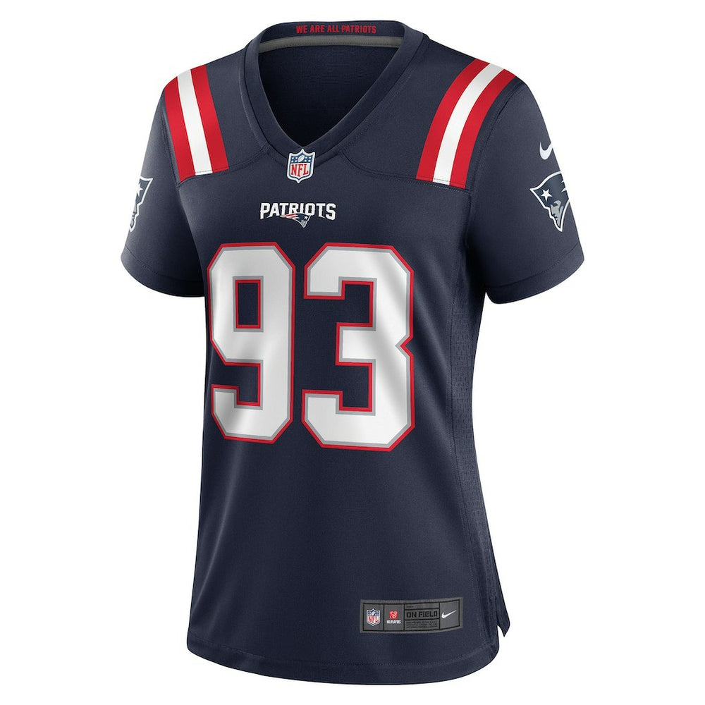 Richard Seymour New England Patriots Women's Retired Player Game Jersey Navy - Nike