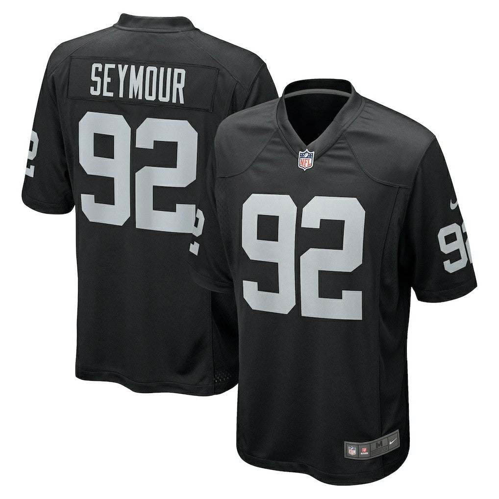 Richard Seymour Las Vegas Raiders Retired Player Game Jersey Black - Nike