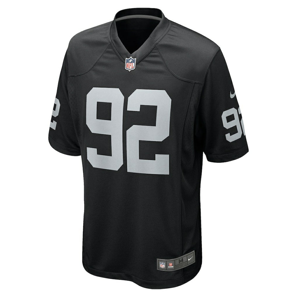 Richard Seymour Las Vegas Raiders Retired Player Game Jersey Black - Nike