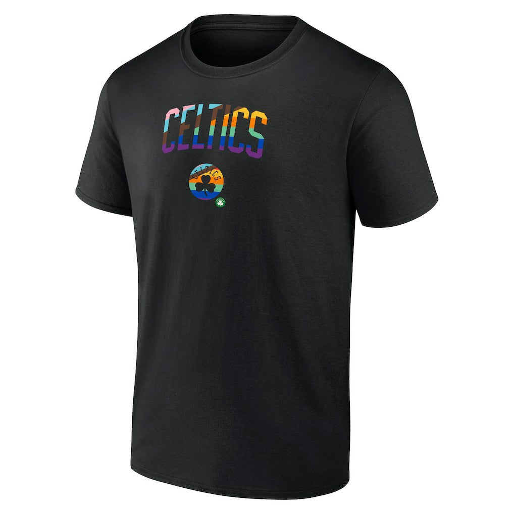 NBA - Boston Celtics Logo Pride T-Shirt - Black