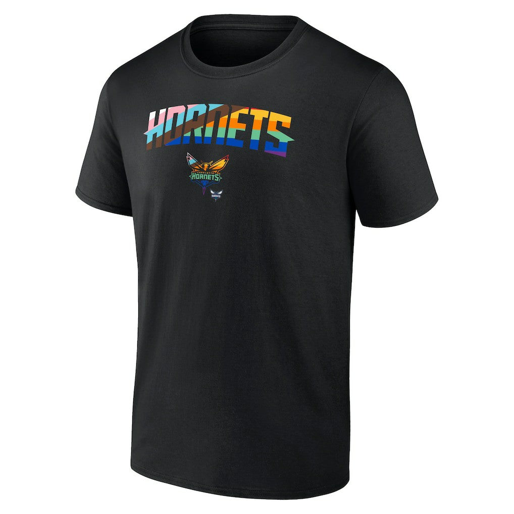 NBA - Charlotte Hornets Pride T-Shirt - Black