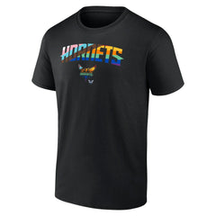NBA - Charlotte Hornets Pride T-Shirt - Black