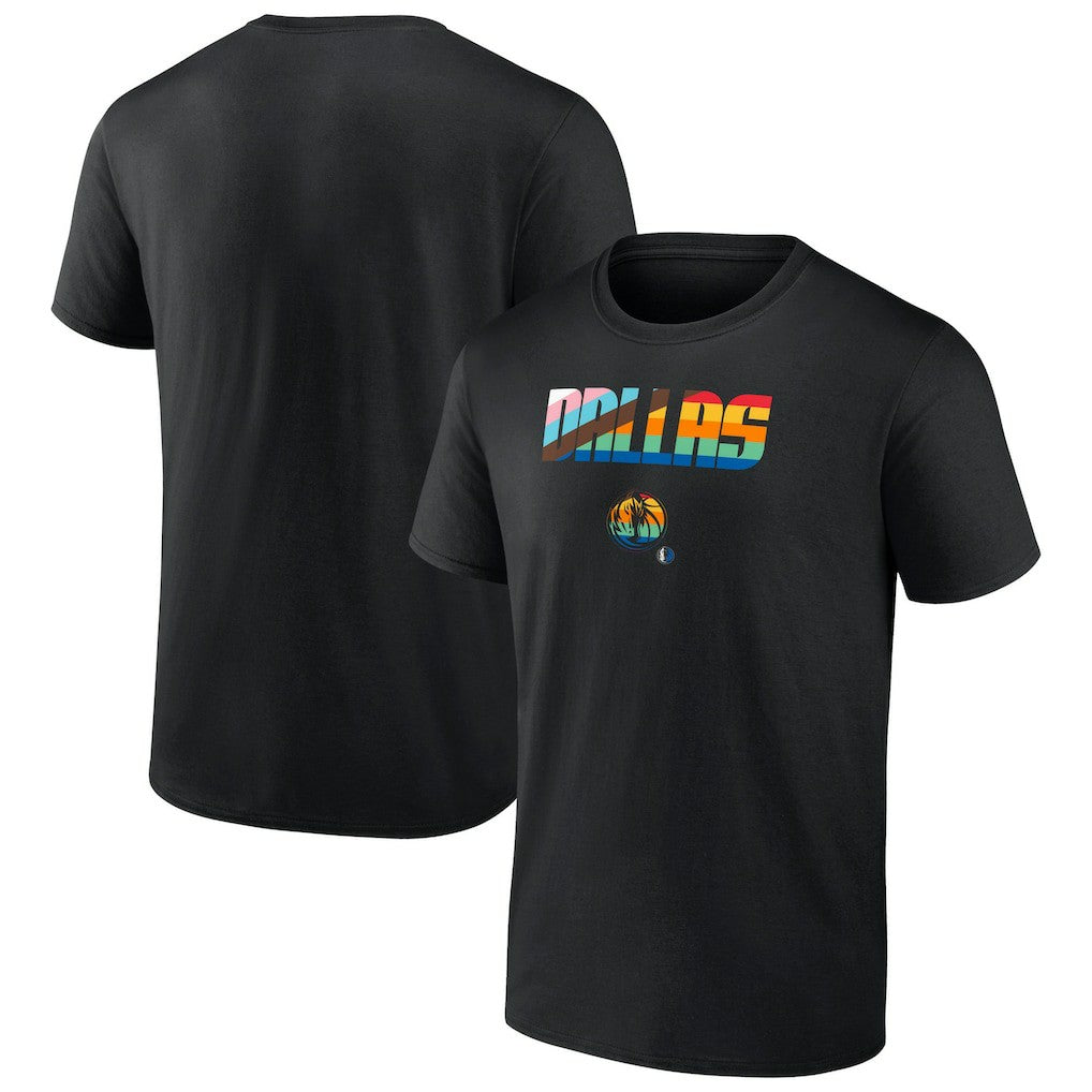 NBA - Dallas Mavericks Pride T-Shirt - Black