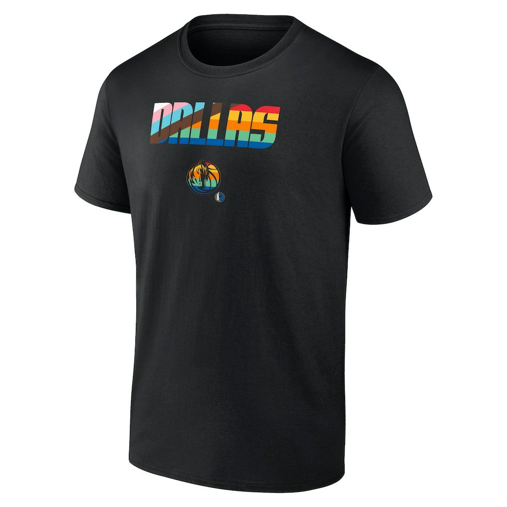NBA - Dallas Mavericks Pride T-Shirt - Black