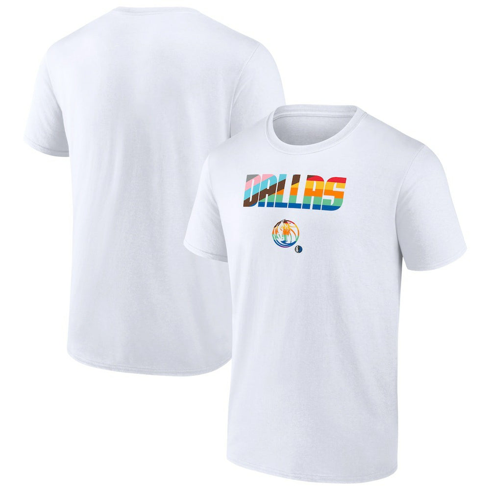NBA - Dallas Mavericks Pride T-Shirt - White