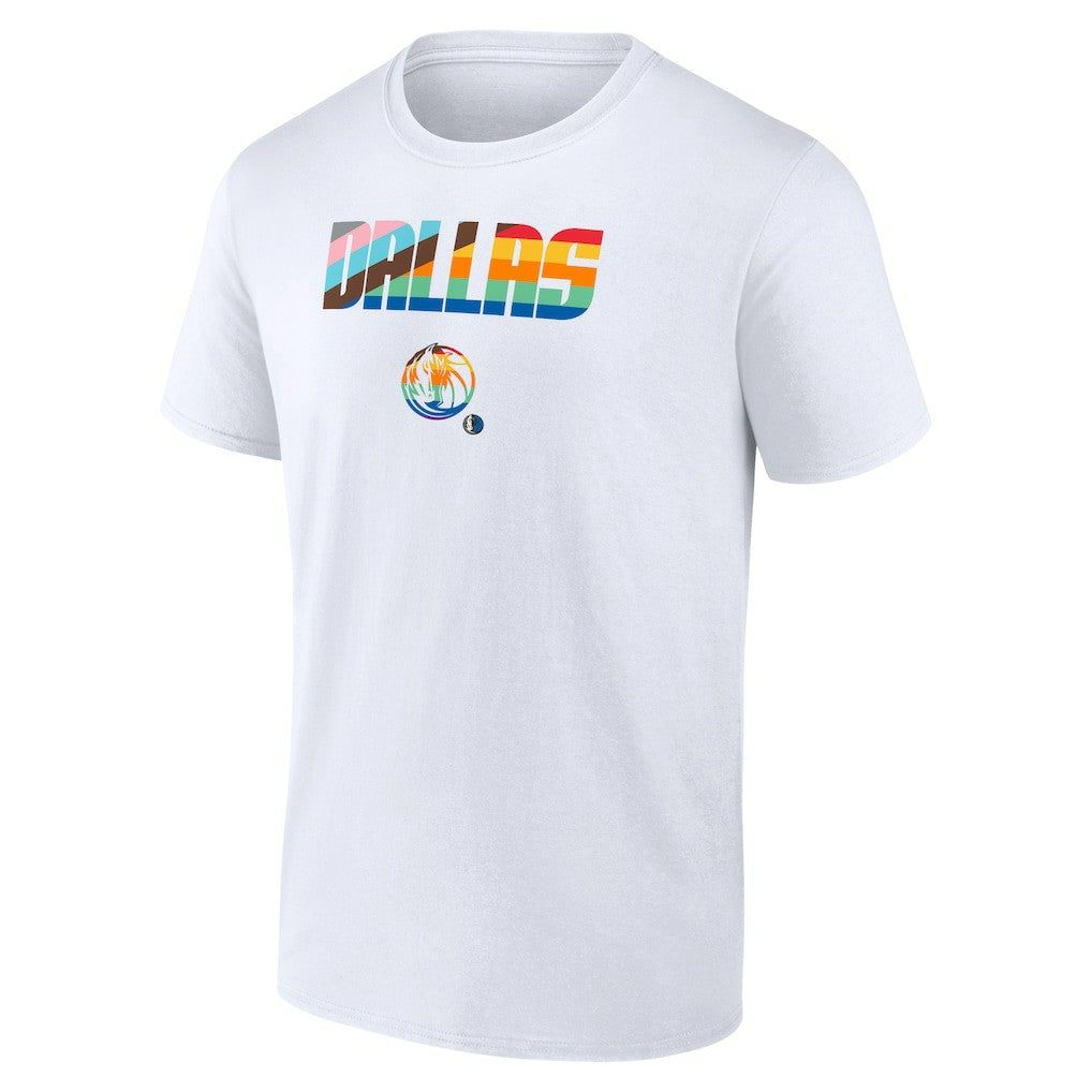 NBA - Dallas Mavericks Pride T-Shirt - White