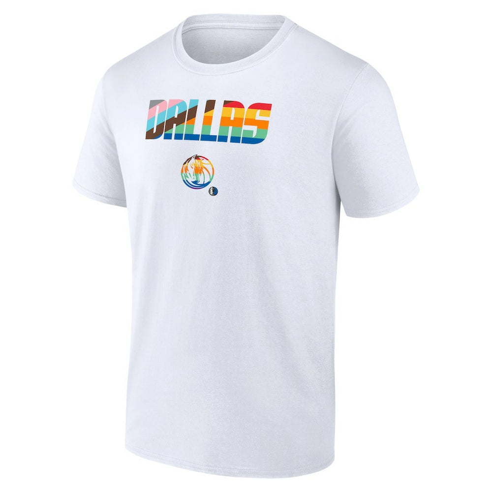 NBA - Dallas Mavericks Pride T-Shirt - White