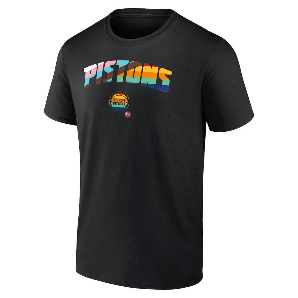 NBA - Detroit Pistons Pride T-Shirt - Black