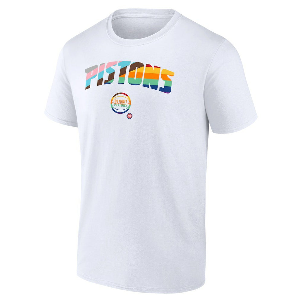 NBA - Detroit Pistons Pride T-Shirt - White