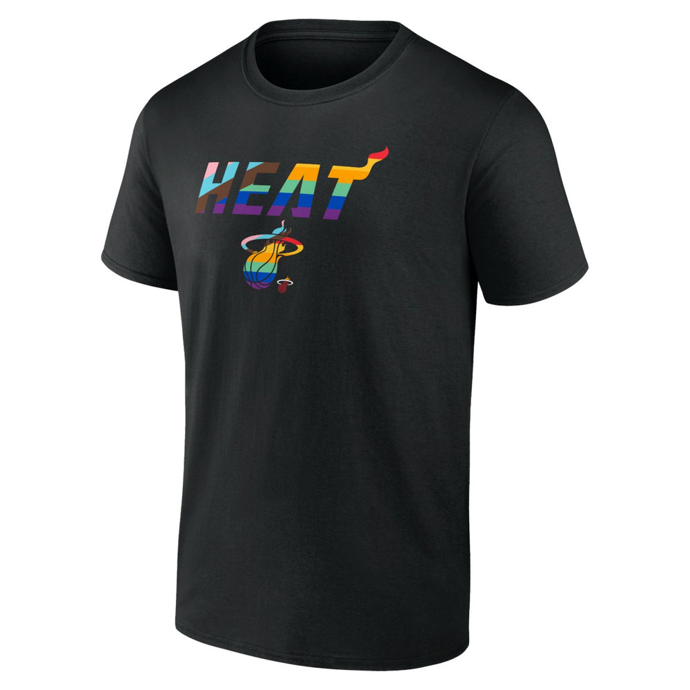 NBA - Miami Heat Logo Pride T-Shirt - Black