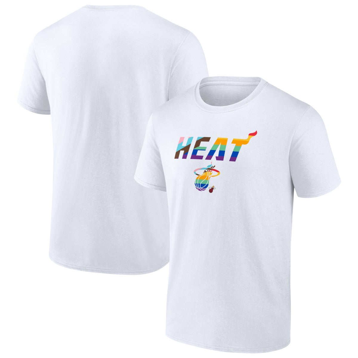 NBA - Miami Heat Pride T-Shirt - White