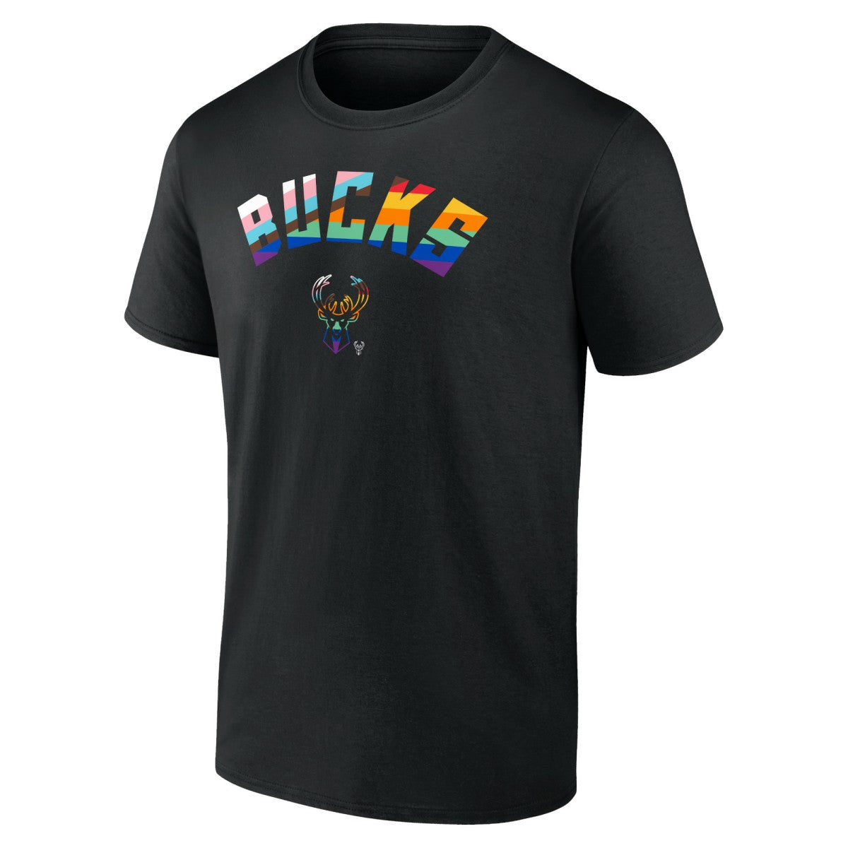 NBA - Milwaukee Bucks Pride T-Shirt - Black