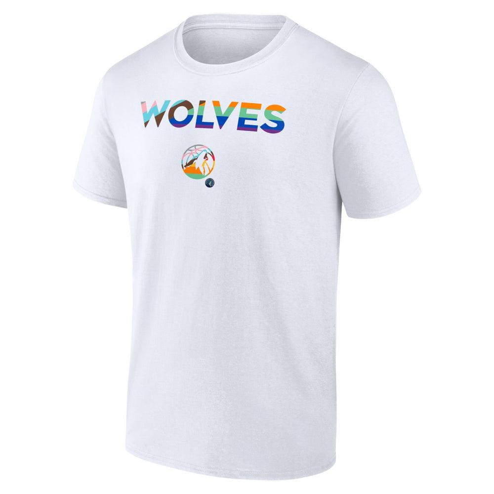 NBA - Minnesota Timberwolves Pride T-Shirt - White