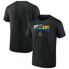 NBA - New Orleans Pelicans Logo Pride T-Shirt - Black