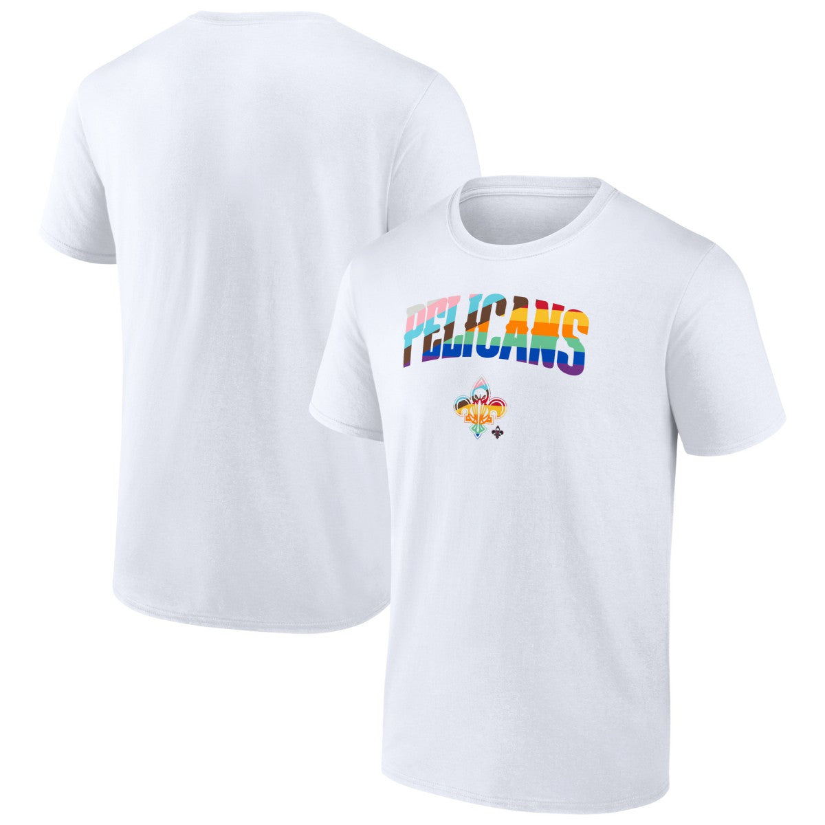 NBA - New Orleans Pelicans Pride T-Shirt - White
