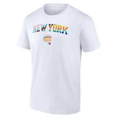 NBA - New York Knicks Pride T-Shirt - White