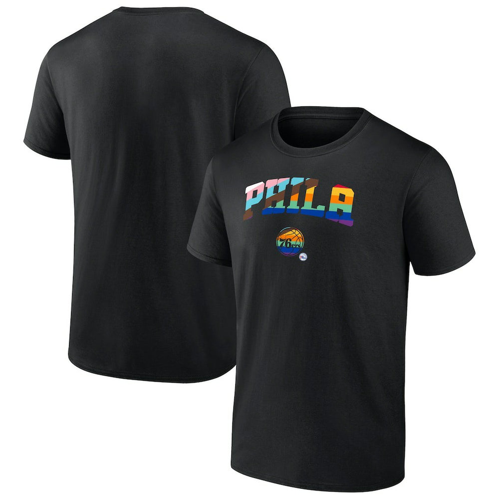 NBA - Philadelphia 76ers Pride T-Shirt - Black