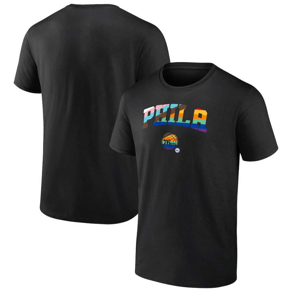 NBA - Philadelphia 76ers Pride T-Shirt - Black
