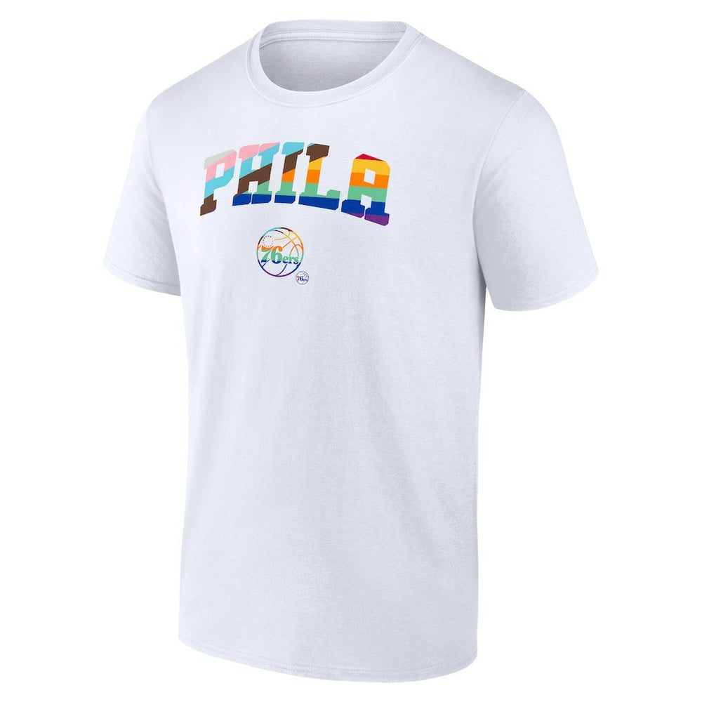 NBA - Philadelphia 76ers Pride T-Shirt - White