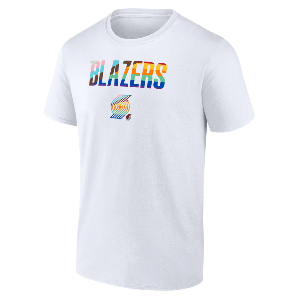 NBA - Portland Trail Blazers Pride T-Shirt - White