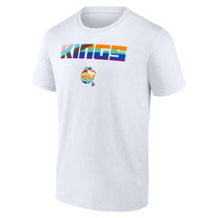 NBA - Sacramento Kings Pride T-Shirt - White