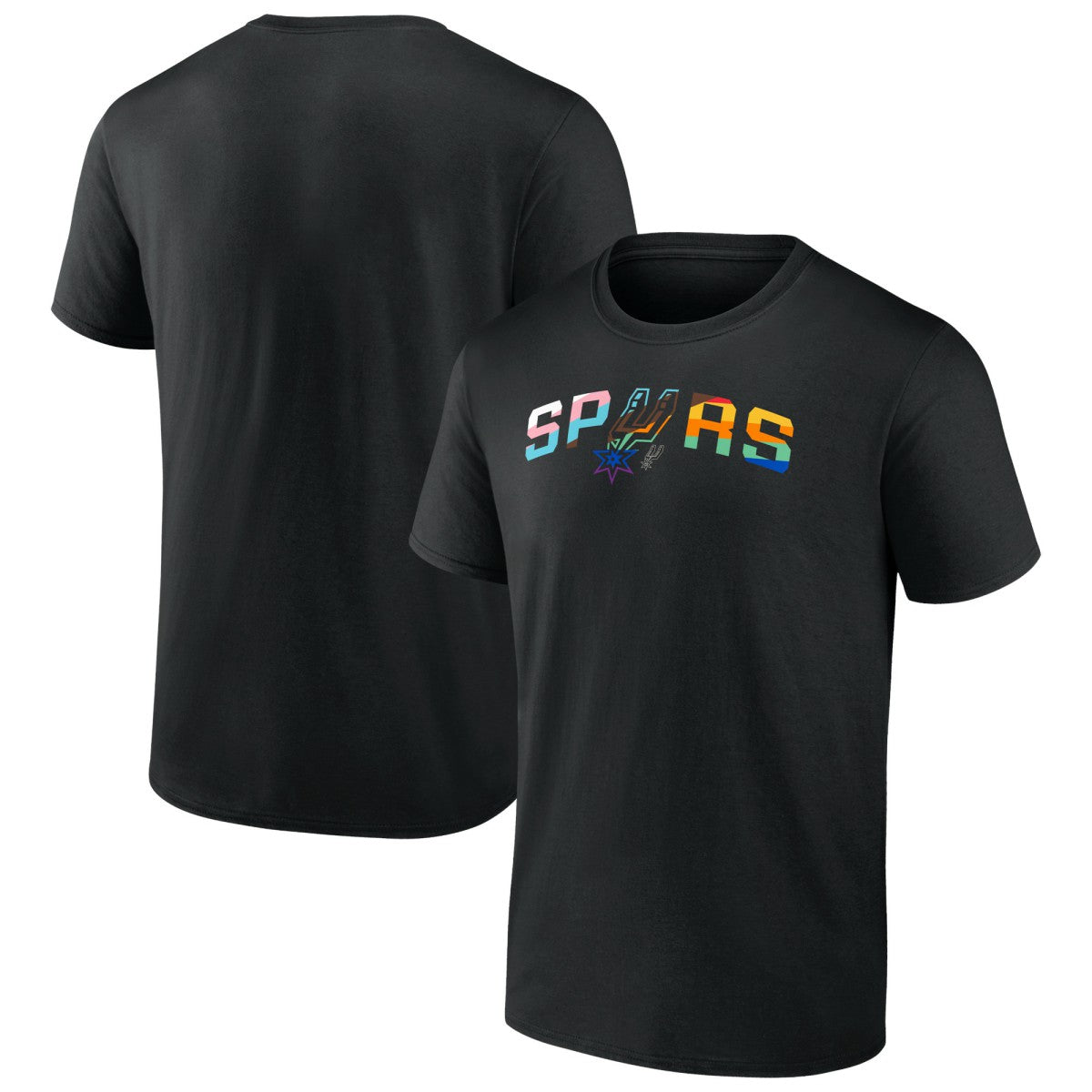 NBA - San Antonio Spurs Pride T-Shirt - Black