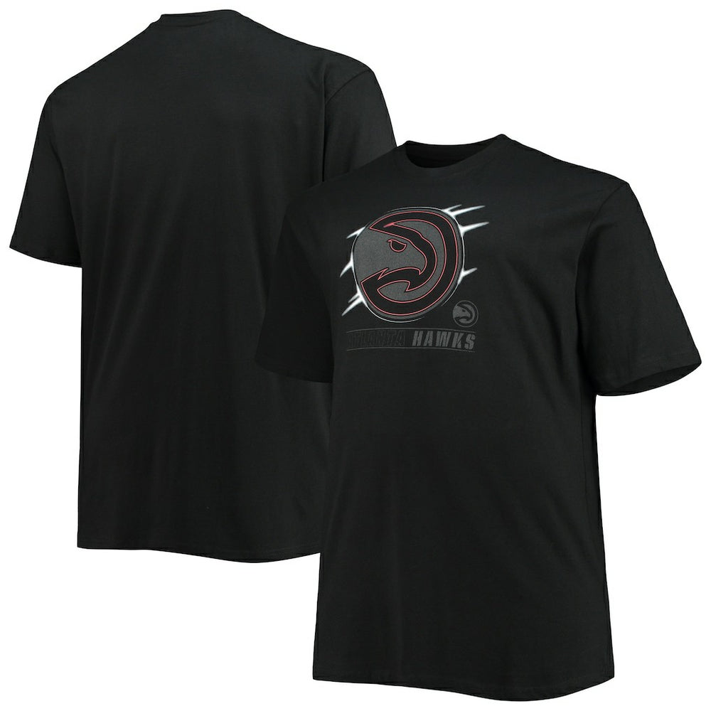NBA - Atlanta Hawks Big & Tall Pop T-Shirt - Black
