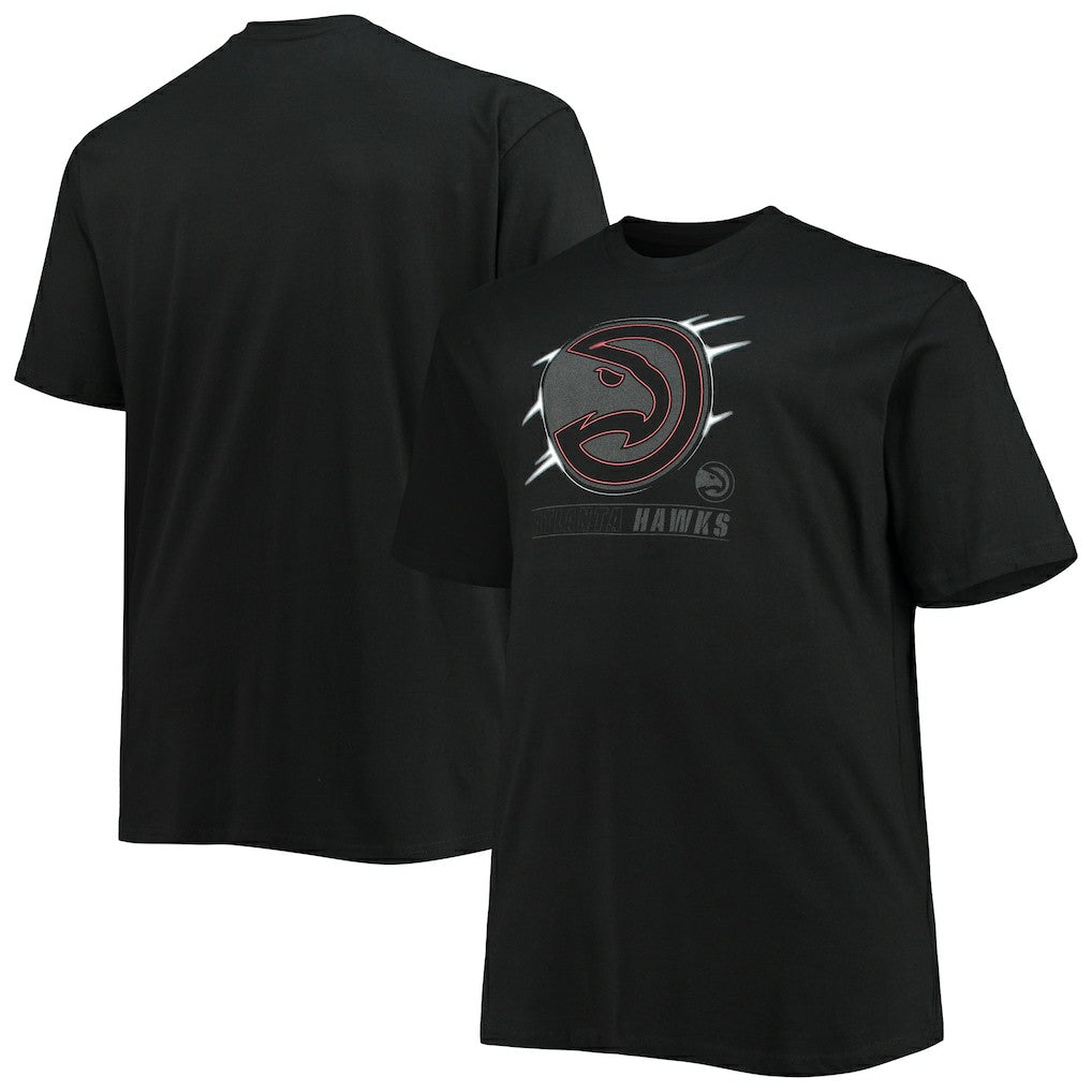 NBA - Atlanta Hawks Big & Tall Pop T-Shirt - Black