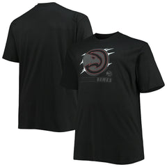 NBA - Atlanta Hawks Big & Tall Pop T-Shirt - Black
