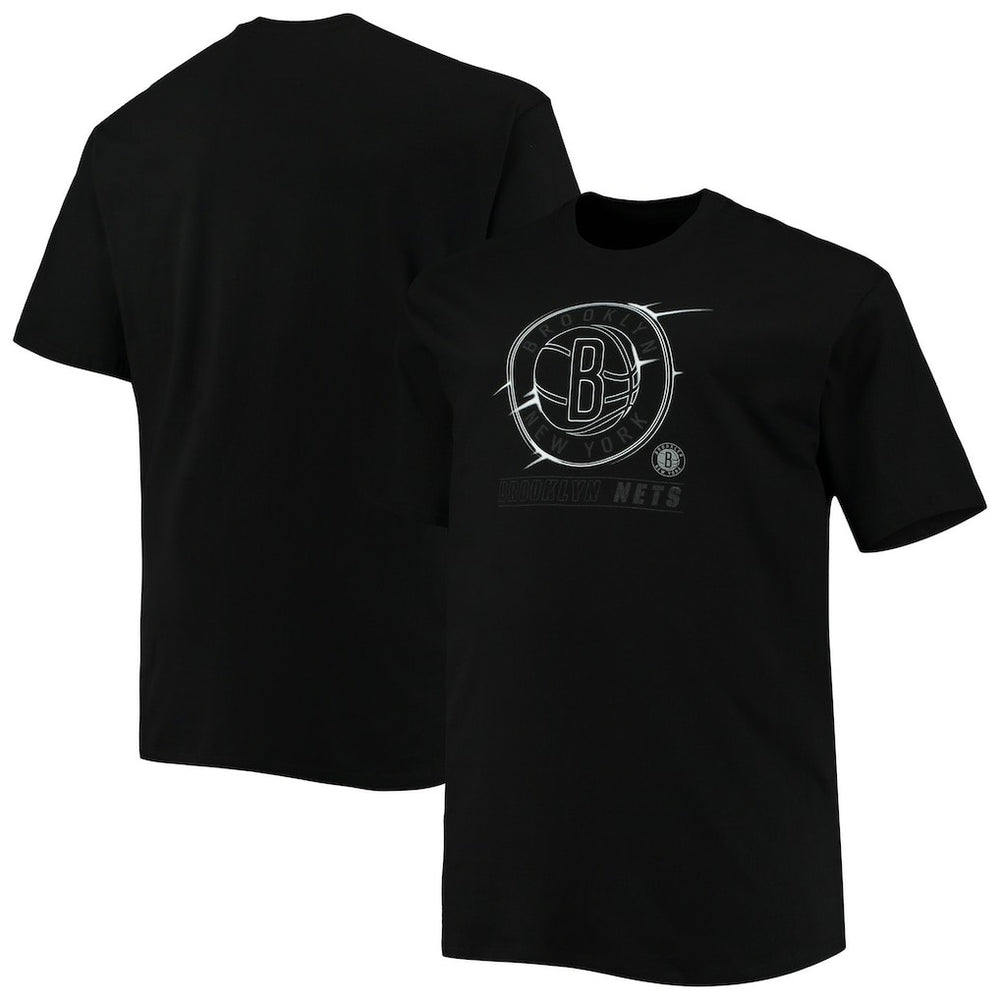 NBA - Brooklyn Nets Big & Tall Pop T-Shirt - Black
