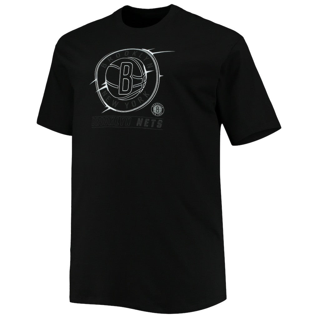 NBA - Brooklyn Nets Big & Tall Pop T-Shirt - Black
