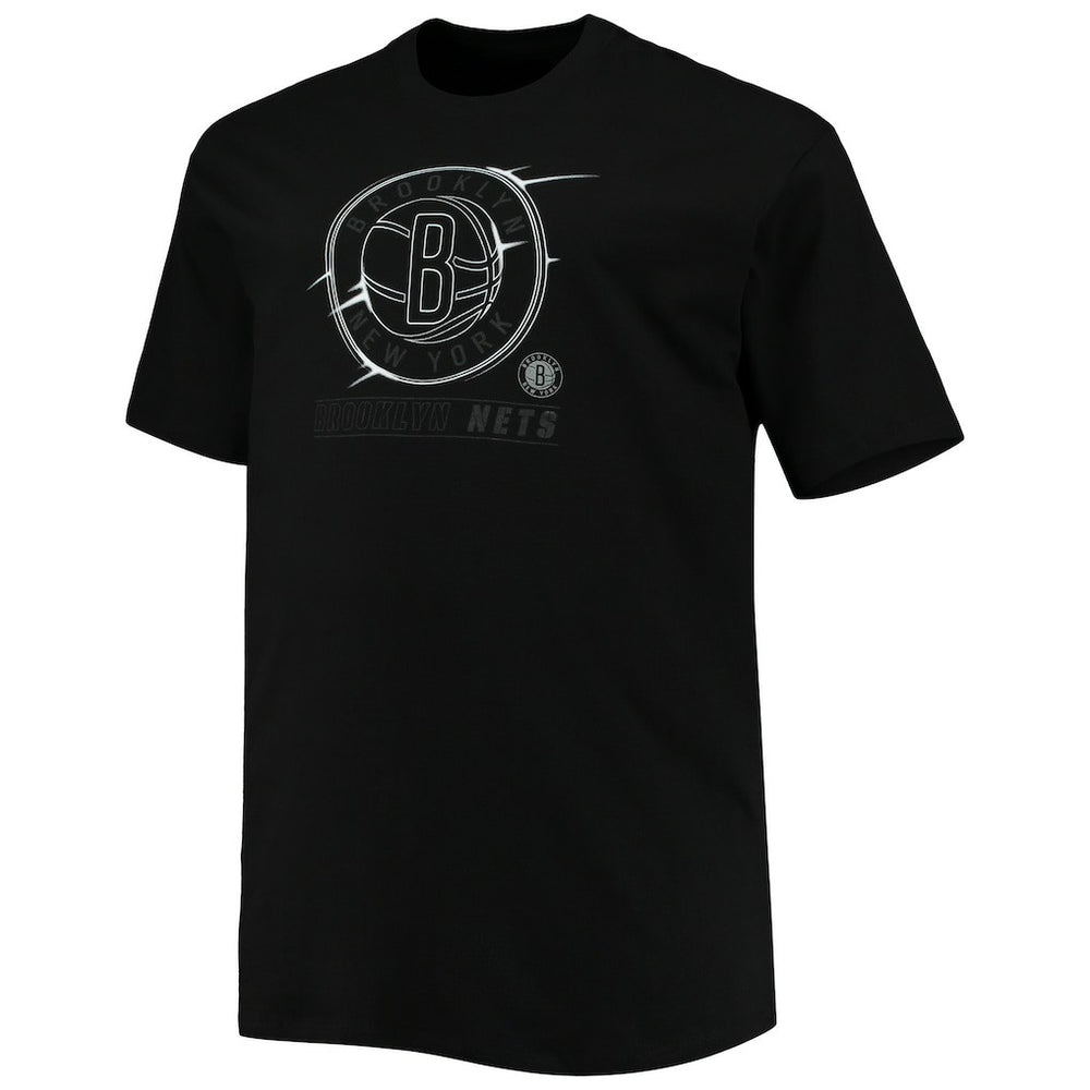 NBA - Brooklyn Nets Big & Tall Pop T-Shirt - Black