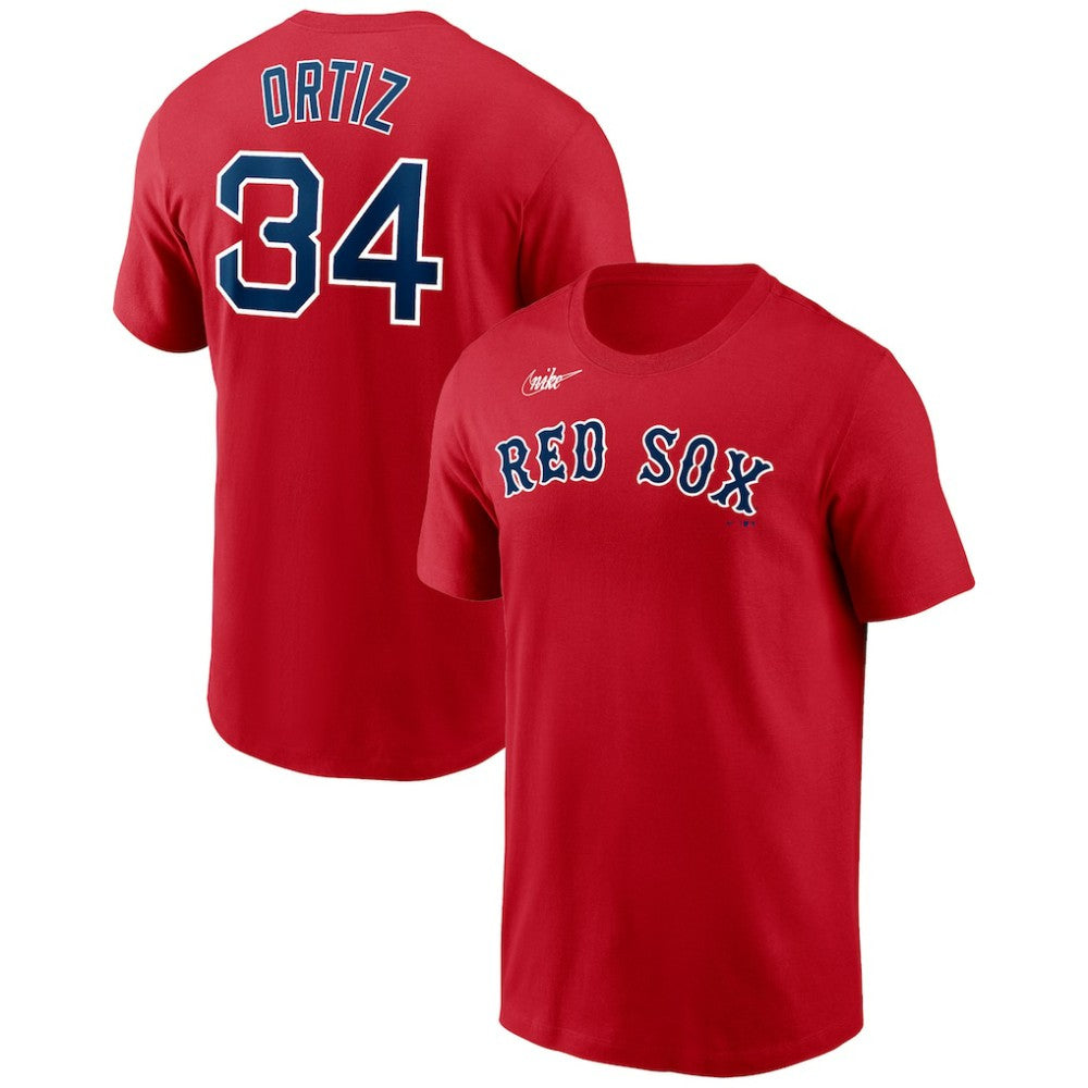 David Ortiz Boston Red Sox Nike Name & Number T-Shirt Online
