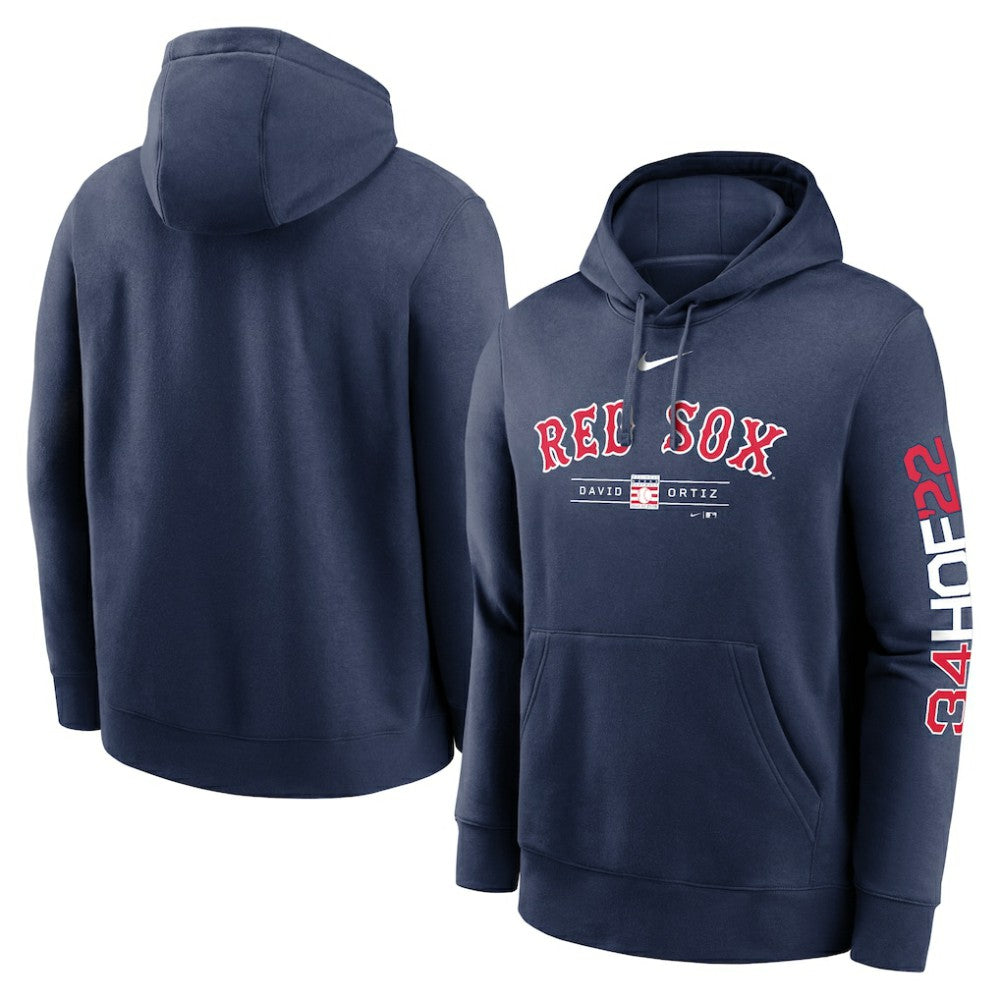 David Ortiz Boston Red Sox Nike 2022 Hall of Fame Inductee Pullover Hoodie Near Me