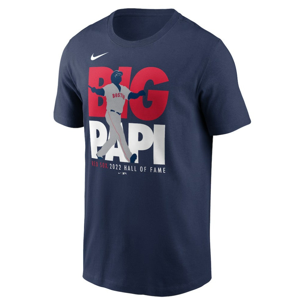 David Ortiz Boston Red Sox Nike 2022 Hall of Fame Essential T-Shirt On Sale