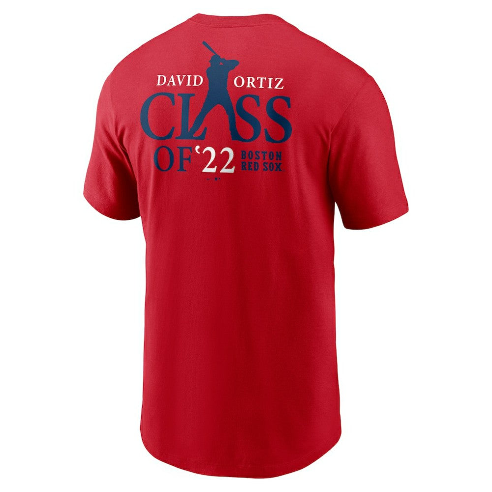 David Ortiz Boston Red Sox Nike 2022 Hall of Fame Essential T-Shirt Sale