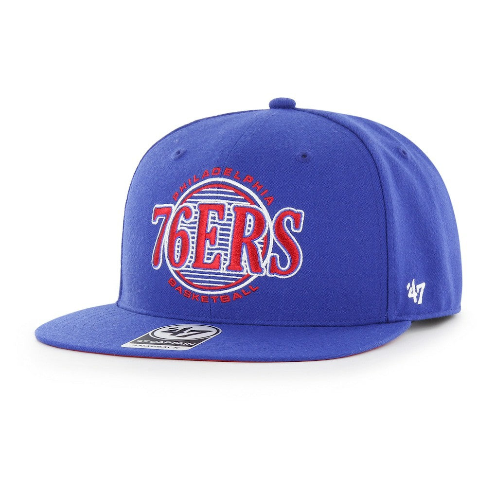 47 brand - Philadelphia 76ers '47 High Post Captain Snapback Hat - Royal